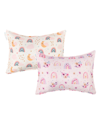ALVABABY Toddler Pillowcases Stretchy Soft Kids Pillow Cover 2 Pack Fit 13"x 18" or 12"x20"