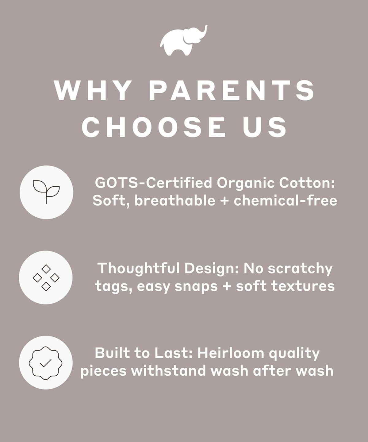 MONICA + ANDY Baby Organic Short Sleeve Lucky Bodysuit