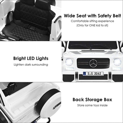 Costzon Ride on Car, Licensed Mercedes-Benz Maybach, 12V Battery Powered Vehicle Toy w/ 2 Motors