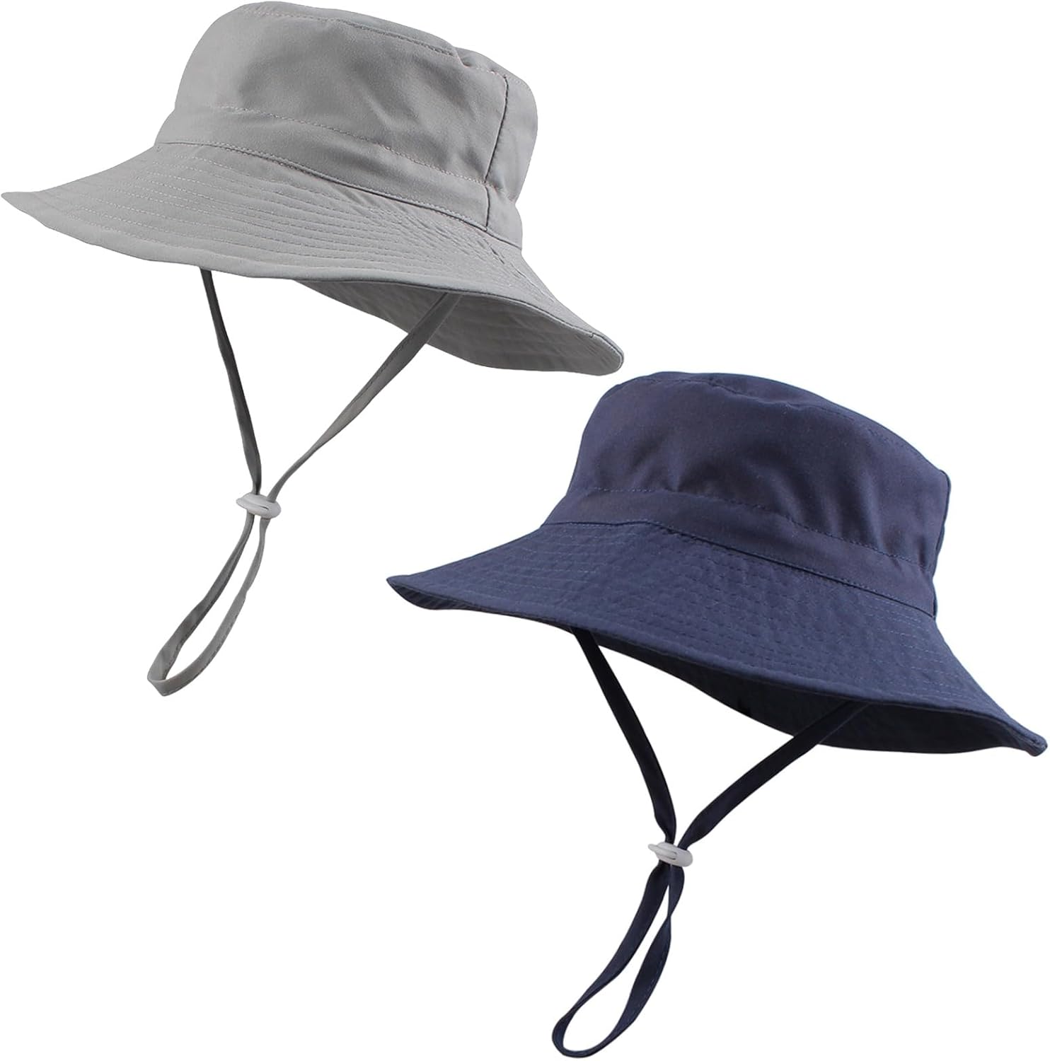 Peecabe Summer Baby Sun Hat for Boys Girls UPF 50+ Wide Brim Toddle Bucket Hat Adjustable Baby