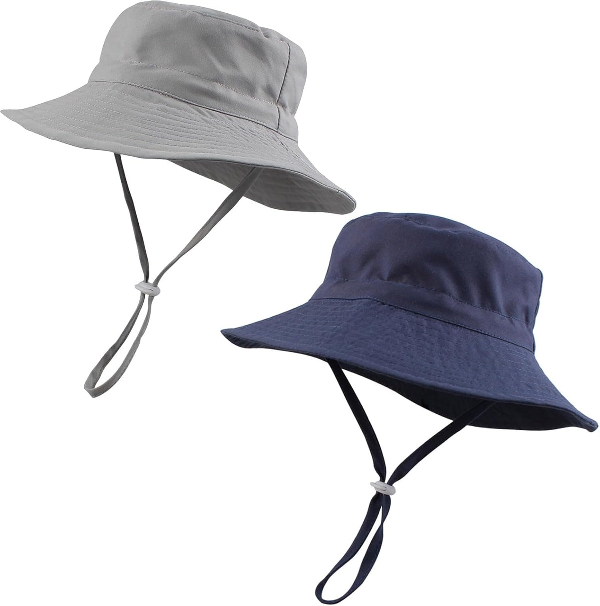 Peecabe Summer Baby Sun Hat for Boys Girls UPF 50+ Wide Brim Toddle Bucket Hat Adjustable Baby
