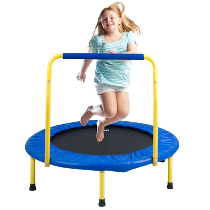 VEVOR 3FT Trampoline for Kids, 36" Trampolines Indoor/Outdoor Trampoline for Toddlers, Foldable
