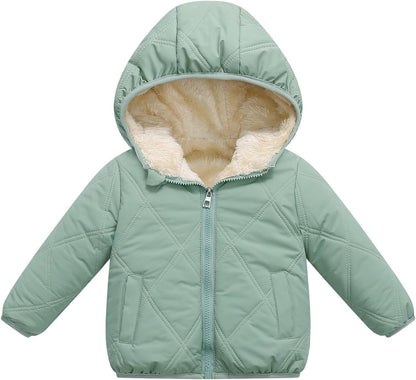 Baby girls winter coats toddler outerwear snow jackets infant boys warm clothes