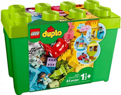 LEGO DUPLO Classic Deluxe Brick Box 10914 Starter Set - Features Storage Box, Bricks, Duplo