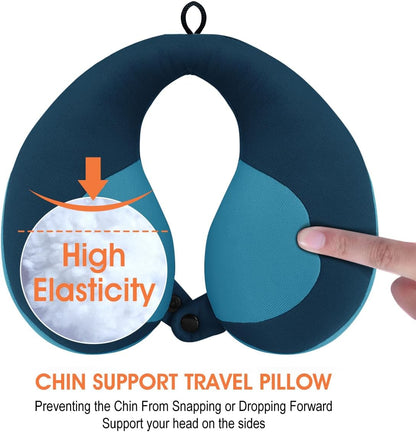 INFANZIA Chin Supporting Travel Neck Pillow, Comfortably Supports and Helps Support Head and Neck