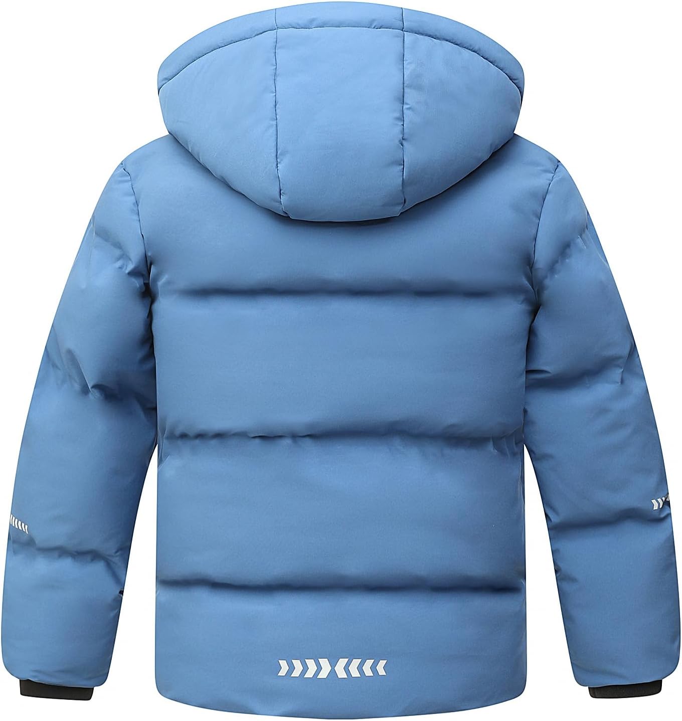 Kids Boy's Winter Coat Fleece Lined Waterproof Jacket Puffy Cotton Coat Thick Hooded Down Outdoor