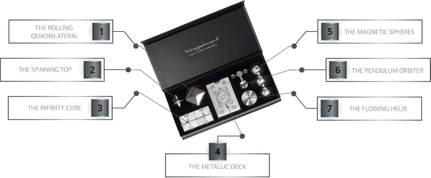 The Executive Fidget Set | Premium Sensory Stress Relief Stim Toys for Adults with ADHD, Anxiety |