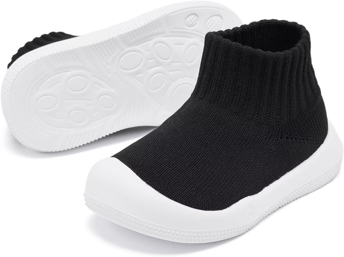 Eashi Baby Boy Girl Non-Skid Indoor Infant Walking Shoes Breathable Warm Elastic Sock Shoes with