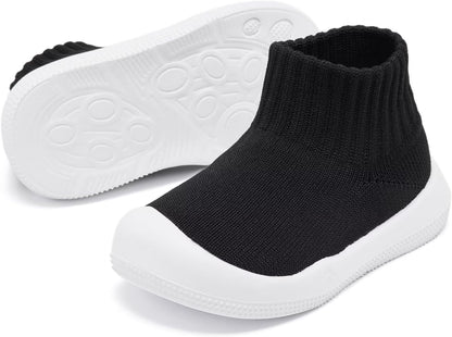 Eashi Baby Boy Girl Non-Skid Indoor Infant Walking Shoes Breathable Warm Elastic Sock Shoes with