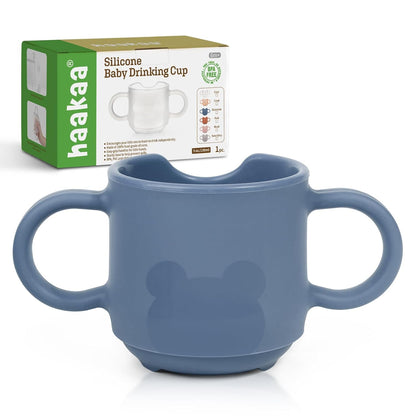 haakaa Silicone Toddler Cups, BPA Free Drop-Proof Training Cups for Baby 6 Months+, 5 Ounce