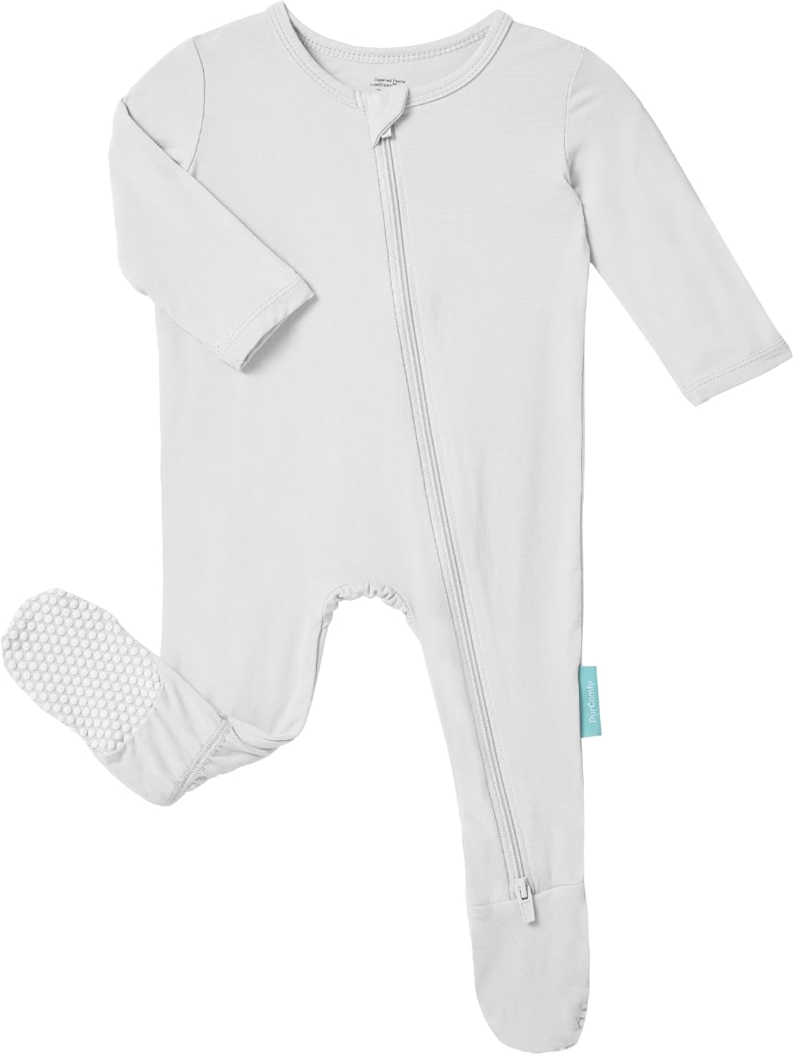 Baby Zipper Footie Pajamas, Supersoft Bamboo Rayon Baby Footed Pjs Boy Girl 0-3-6-9-18-24 Month