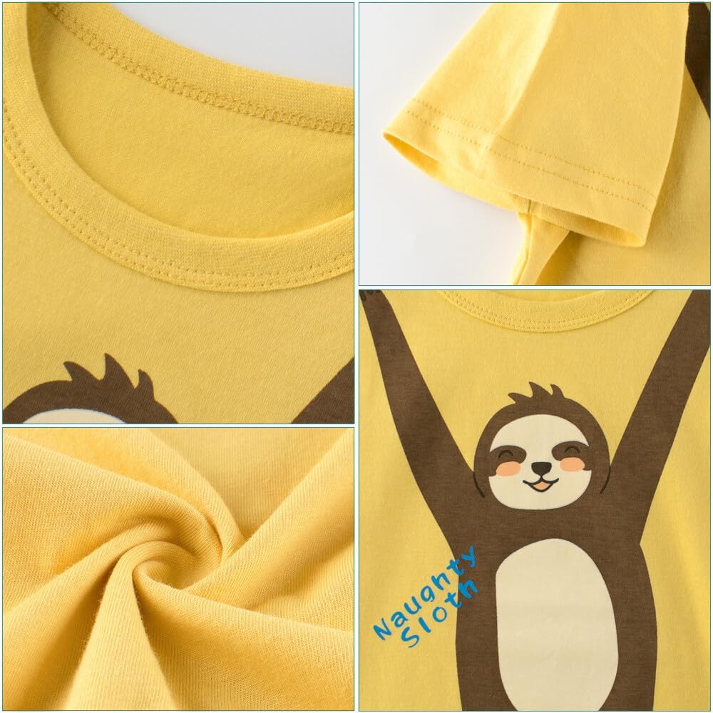 Boys' 4-Pack Excavator Short Sleeve Crewneck T-Shirts Top Tee Size 2-7 Years Toddler Boys' Value