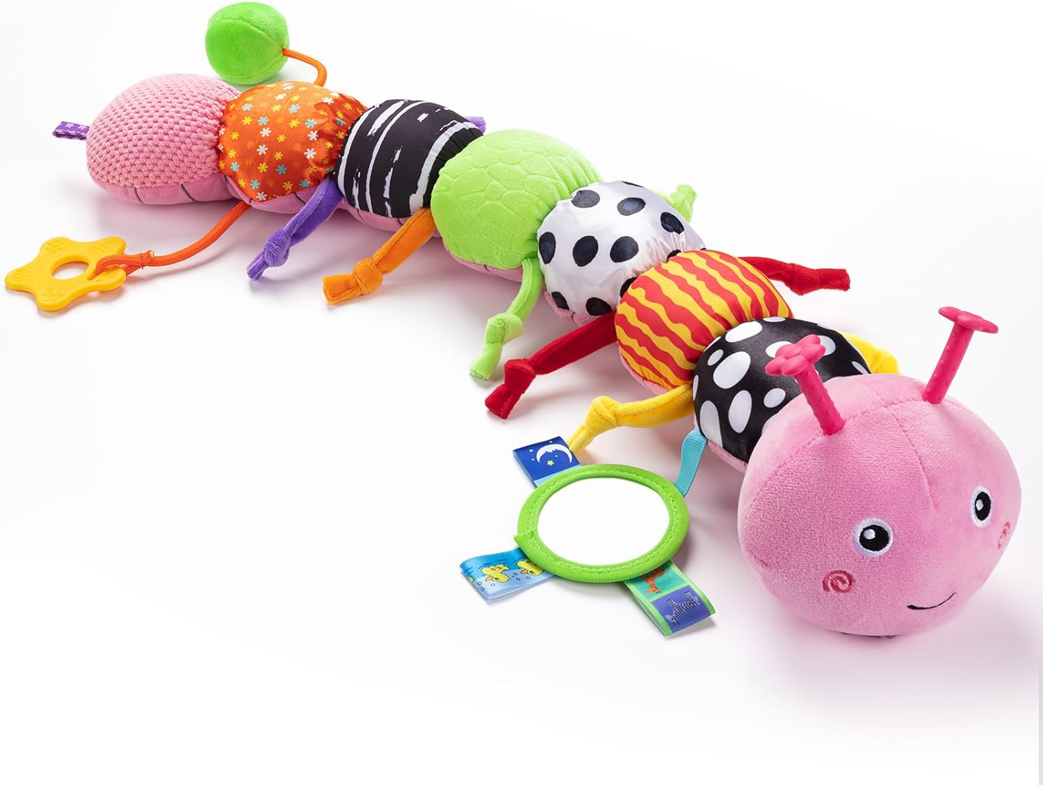 Baby Toys 0-6-12 Months,Musical Caterpillar Stuffed Animals Activity Infant Toys with