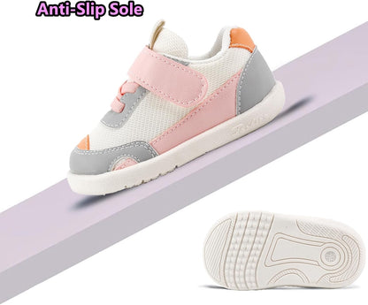Baby Boy Girl Shoes Infant Non Slip Sneakers Breathable Lightweight Toddler First Walking Shoes 6