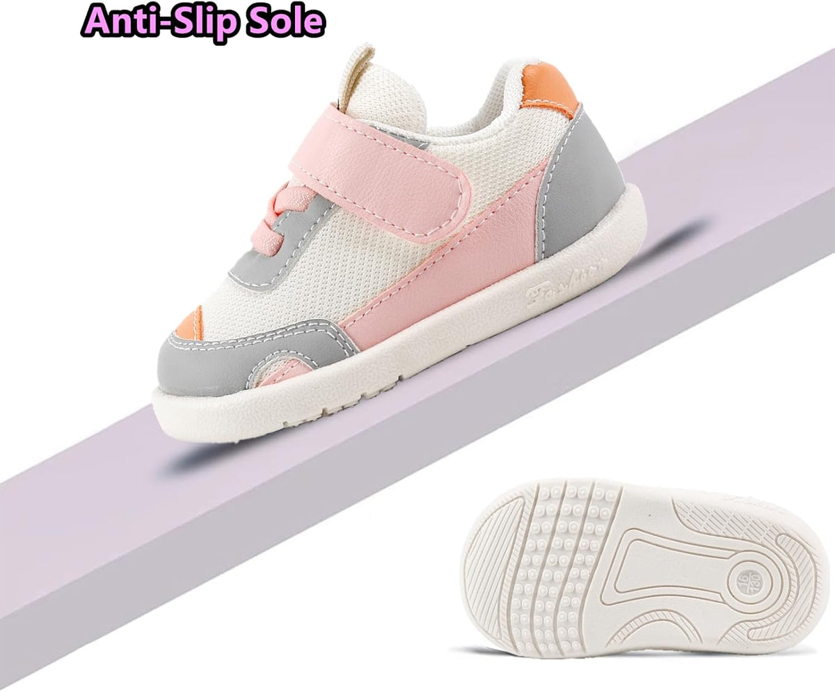 Baby Boy Girl Shoes Infant Non Slip Sneakers Breathable Lightweight Toddler First Walking Shoes 6