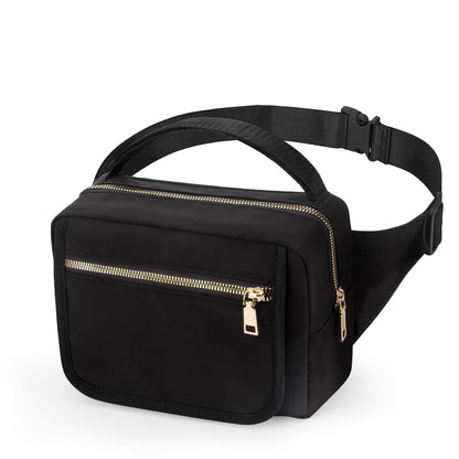 printe Small Diaper Bag with Portable Changing Pad, Crossbody Fanny Pack with Wipes Pocket for