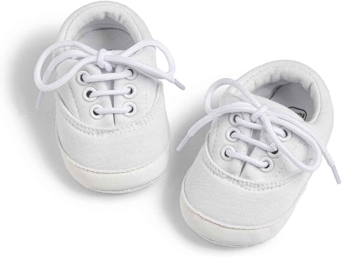 Morbido Infant Baby Boys Girls Canvas Sneaker Toddler Slip On Anti Skid Newborn First Walkers Candy