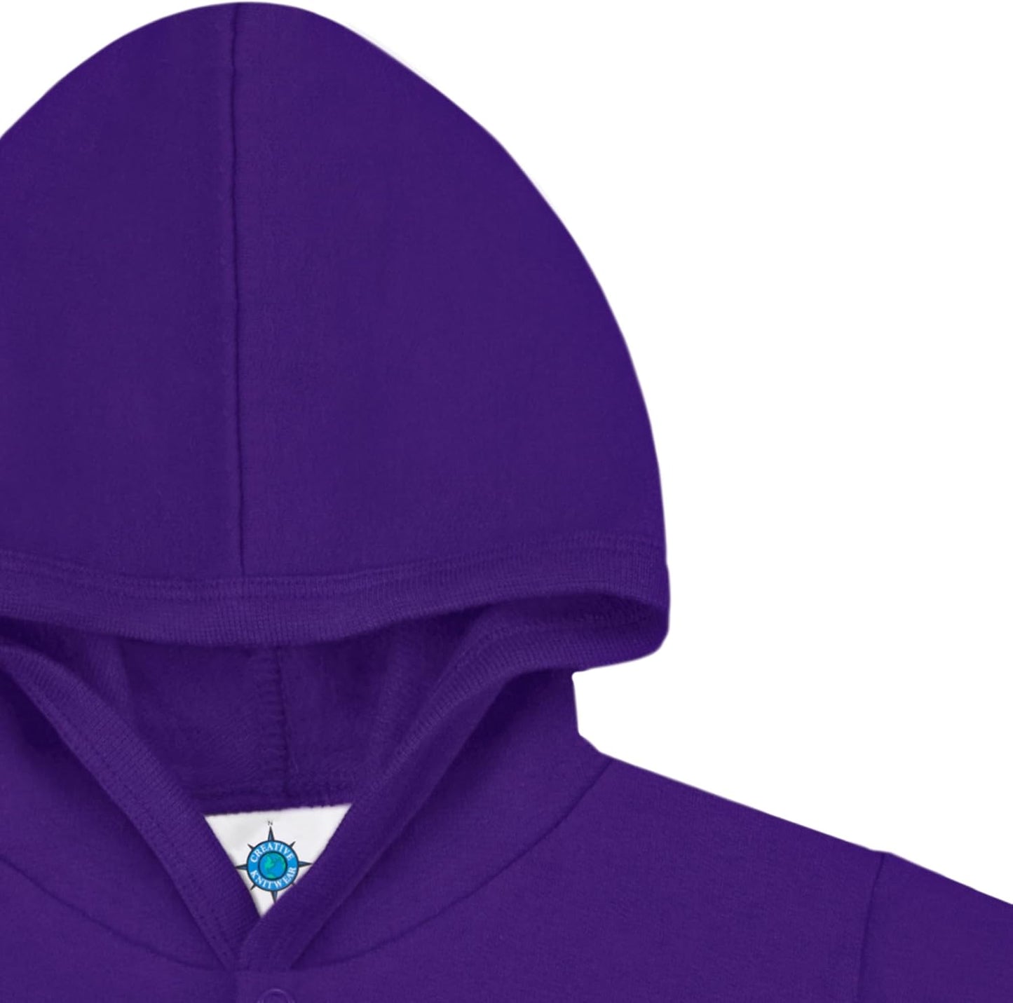 Creative Knitwear College Baby Snap Hooded Jacket - Team Logo, Multiple Colors, for Boys & Girls