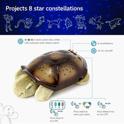 Cloud b Calming Nightlight Star Projector | Gentle Brightness | 3 Colors | 8 Constellations |