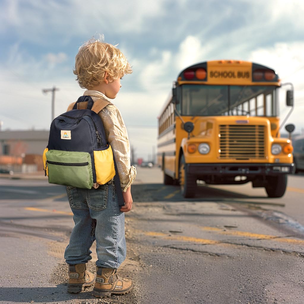 STEAMEDBUN Toddler Backpack for Boys 2-4: Kids Backpack Boys Girls - Preschool Kindergarten Daycare
