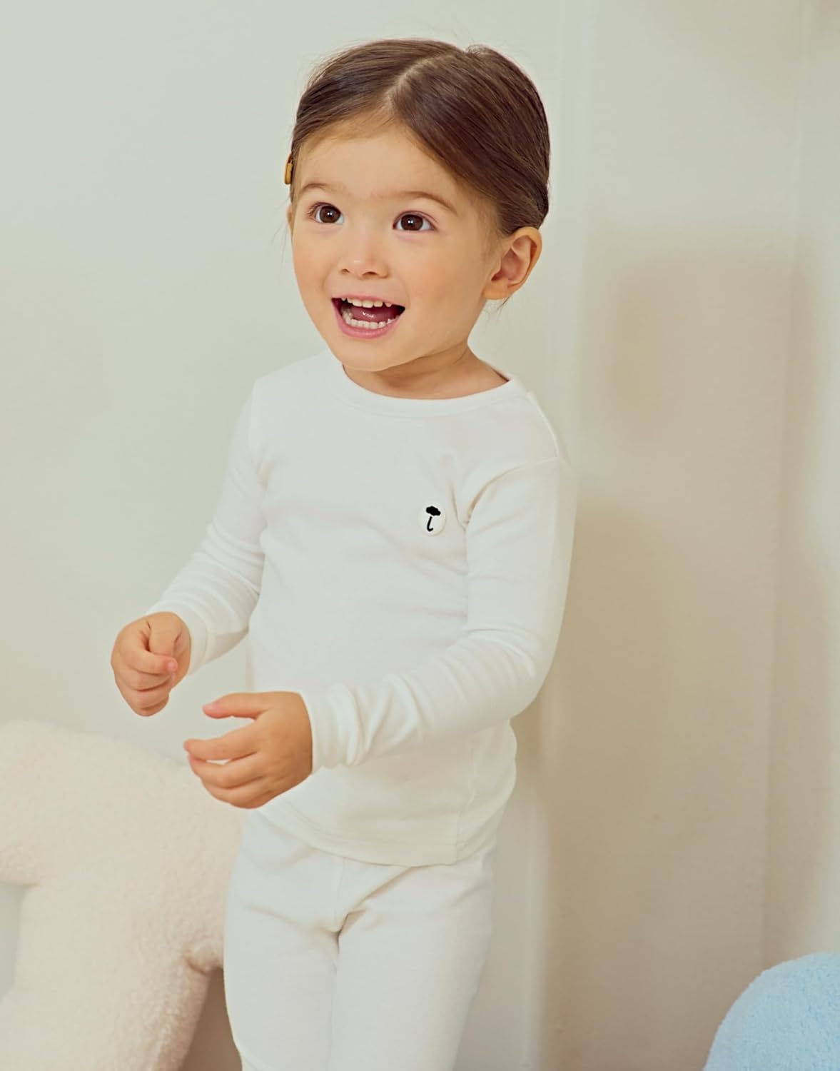 moimoln 6M-8Y Modal Cotton Solid Soft Breathable Baby Toddler Boys Girls Snug fit Pjs Long Sleeve