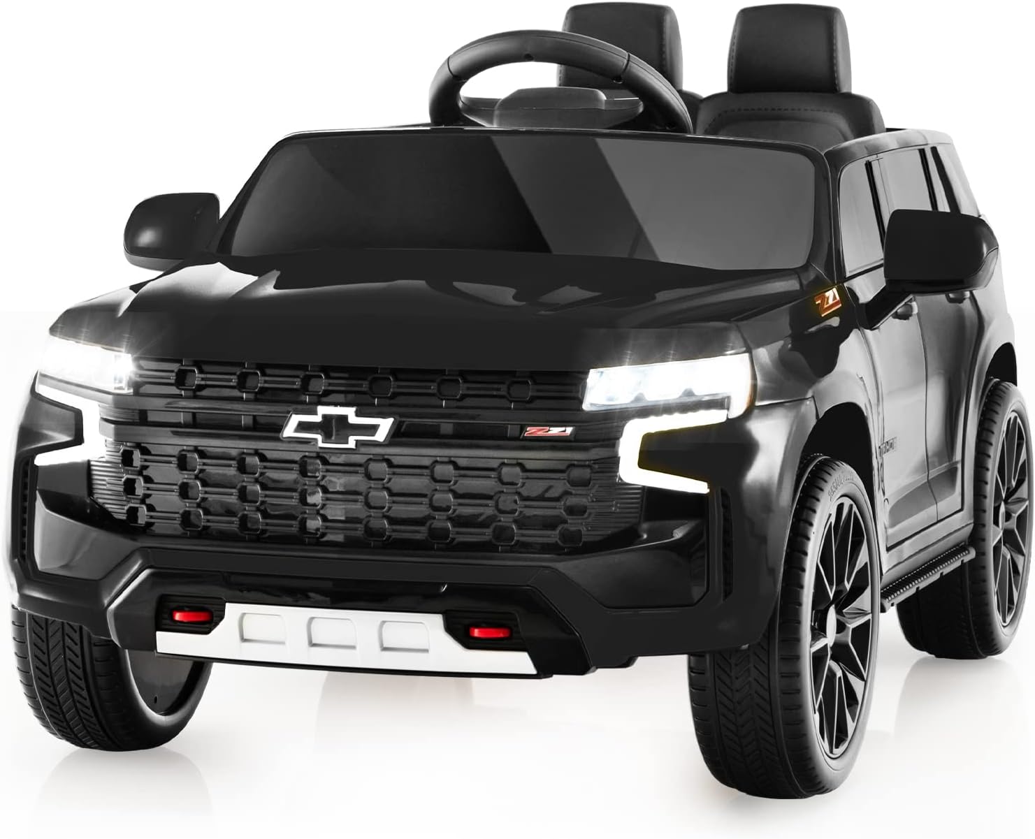Costzon Ride on Car, 12V Licensed Chevrolet Tahoe Battery Powered Electric Vehicle w/ 2.4G Remote