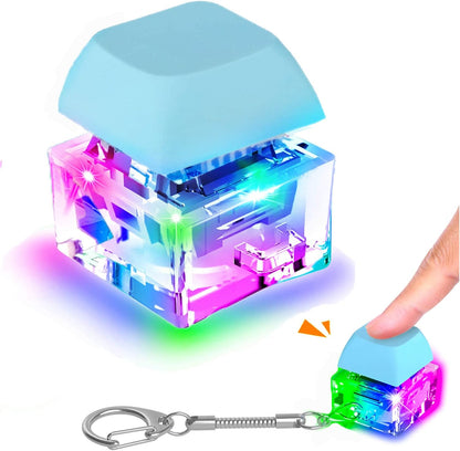 Keyboard Fidget Toys, Keyboard Fidget Keychain Keyboard Decompression Toys Keyboard Fidget Toy