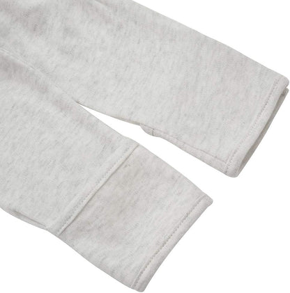 Aablexema Baby Footie Pajama with Mitten Cuffs, Double Zipper Infant Cotton clothes Sleeper Pjs