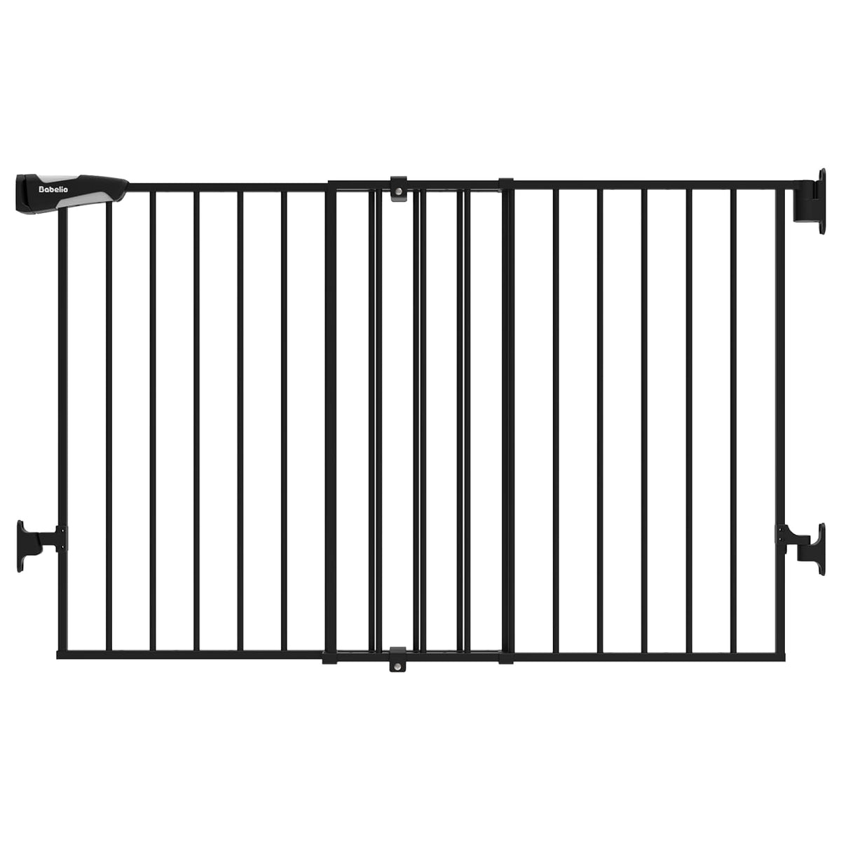 Babelio 31.5-55" No Bottom Bar Baby Gate Extra Wide, 2-in-1 Auto Close Dog Gate for The House