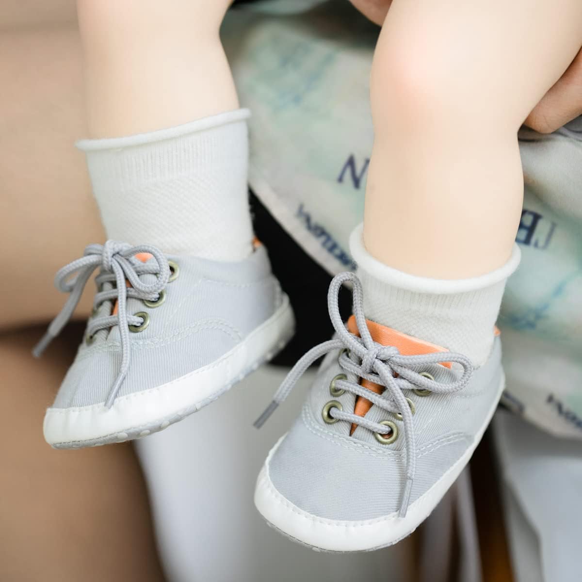 Morbido Infant Baby Boys Girls Canvas Sneaker Toddler Slip On Anti Skid Newborn First Walkers Candy