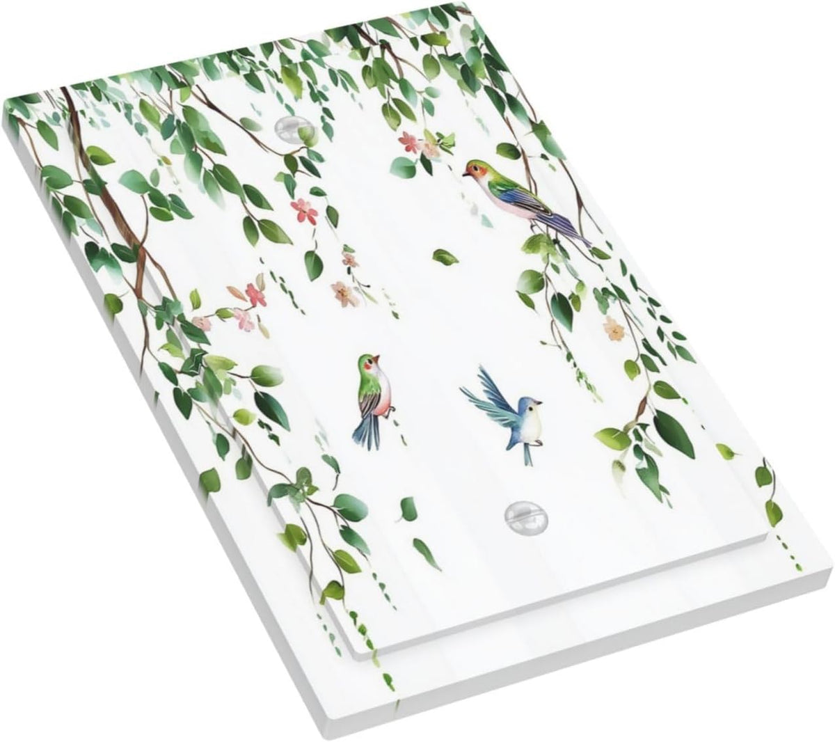 Light Switch Cover Plate Green Leaves Bird Eucalyptus Sage Plant 1 Gang No Device Blank Electrical