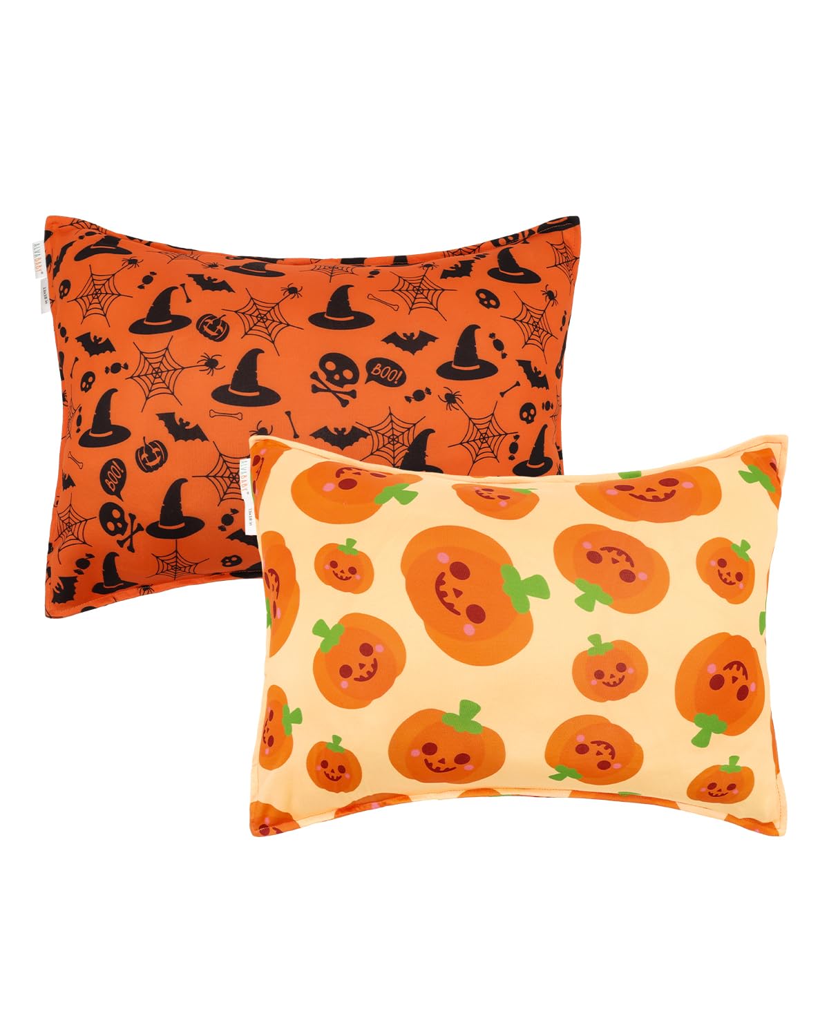 ALVABABY Toddler Pillowcases Stretchy Soft Kids Pillow Cover 2 Pack Fit 13"x 18" or 12"x16"