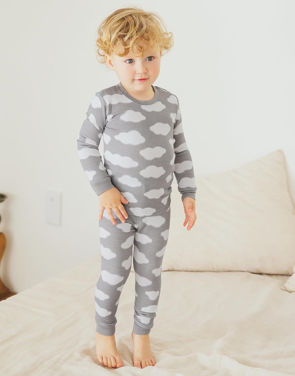 VAENAIT BABY 6M-12Y Kids Unisex Girls & Boys Soft Comfy Modal Tencel Sleepwear Pajamas 2pcs or 4pcs