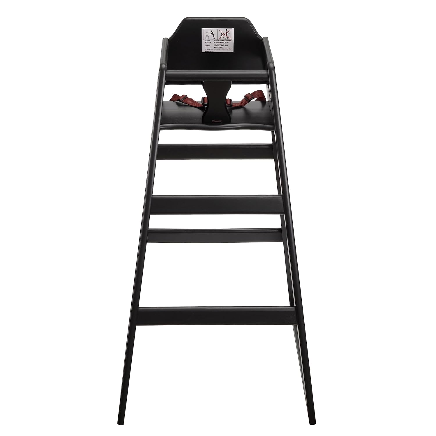 Stager Direct, Seating Ready-to-Assemble Restaurant Wood Bar Height High Chair, Baby Highchairs