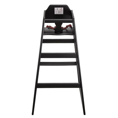 Stager Direct, Seating Ready-to-Assemble Restaurant Wood Bar Height High Chair, Baby Highchairs