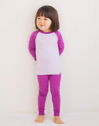 VAENAIT 6M-12Y Toddler Toddler Kids Toddler Girls Boys Soft Comfy Modal Tencel Solid Raglan