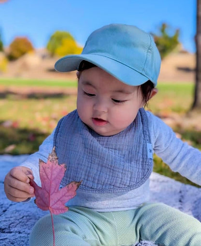 DiaperSquad's Baby Bibs for Drooling and Teething, Bibs for Boys, Baby Girl - Solid Cotton Baby
