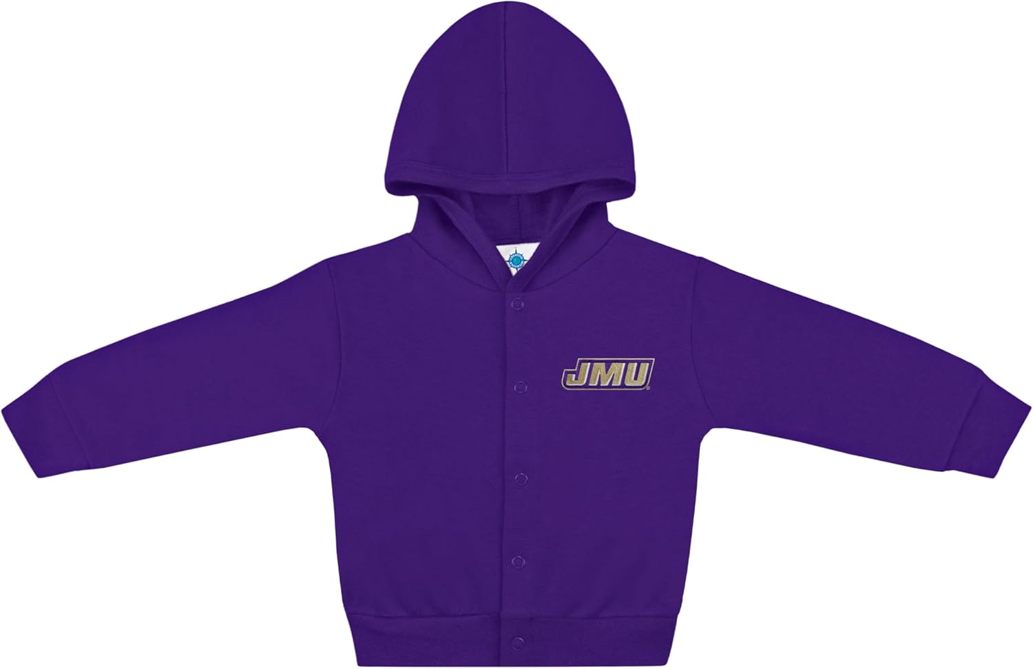 Creative Knitwear College Baby Snap Hooded Jacket - Team Logo, Multiple Colors, for Boys & Girls