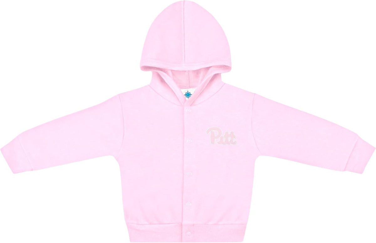 Creative Knitwear College Baby Snap Hooded Jacket - Team Logo, Multiple Colors, for Boys & Girls