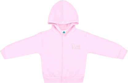 Creative Knitwear College Baby Snap Hooded Jacket - Team Logo, Multiple Colors, for Boys & Girls