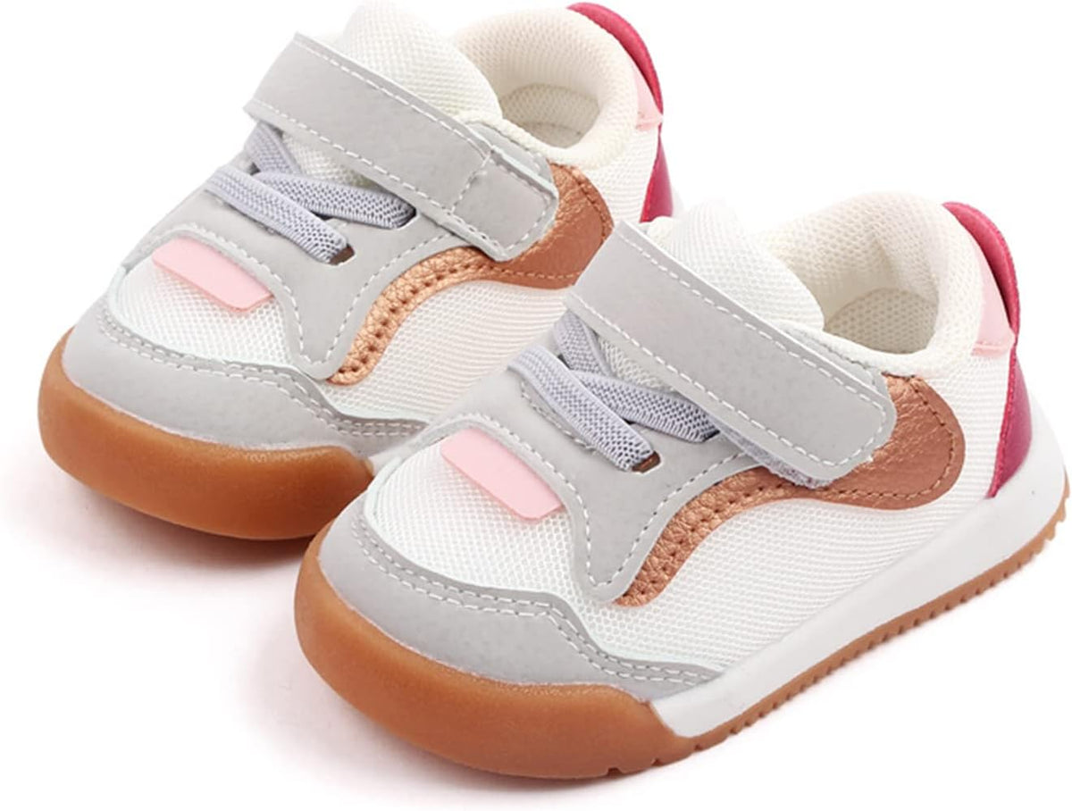 Baby Boy Girl Shoes Infant Non Slip Sneakers Breathable Lightweight Toddler First Walking Shoes 6