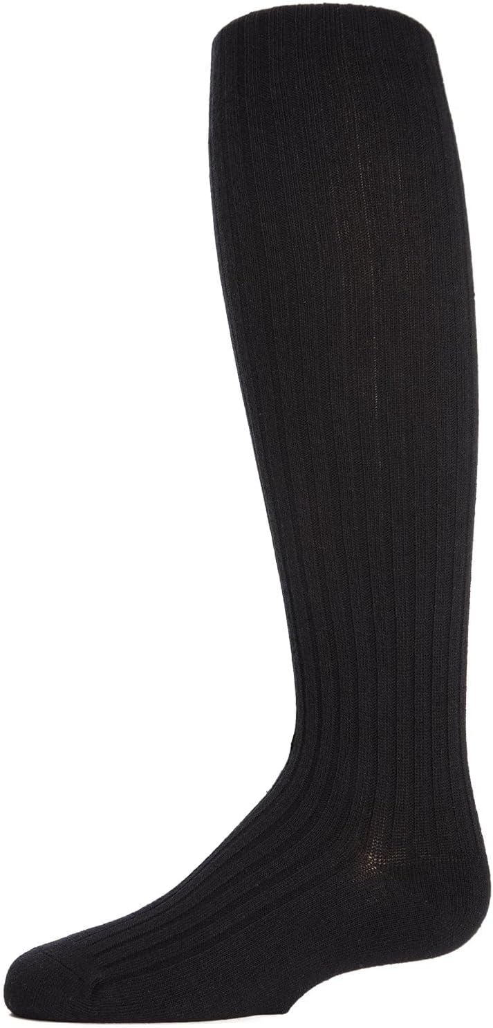 MeMoi Ribbed Cotton Girls Sweater Tights | Kids Tights