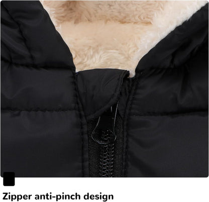 Newborn Baby Girls Fleece Outerwear Jacket Toddler Winter Coat Infant Clothes