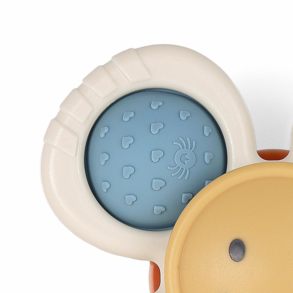 Itzy Ritzy Fidget Toy with Sensory Poppers & Suction Cup; Fidget Toy Sticks to Highchairs, Tables