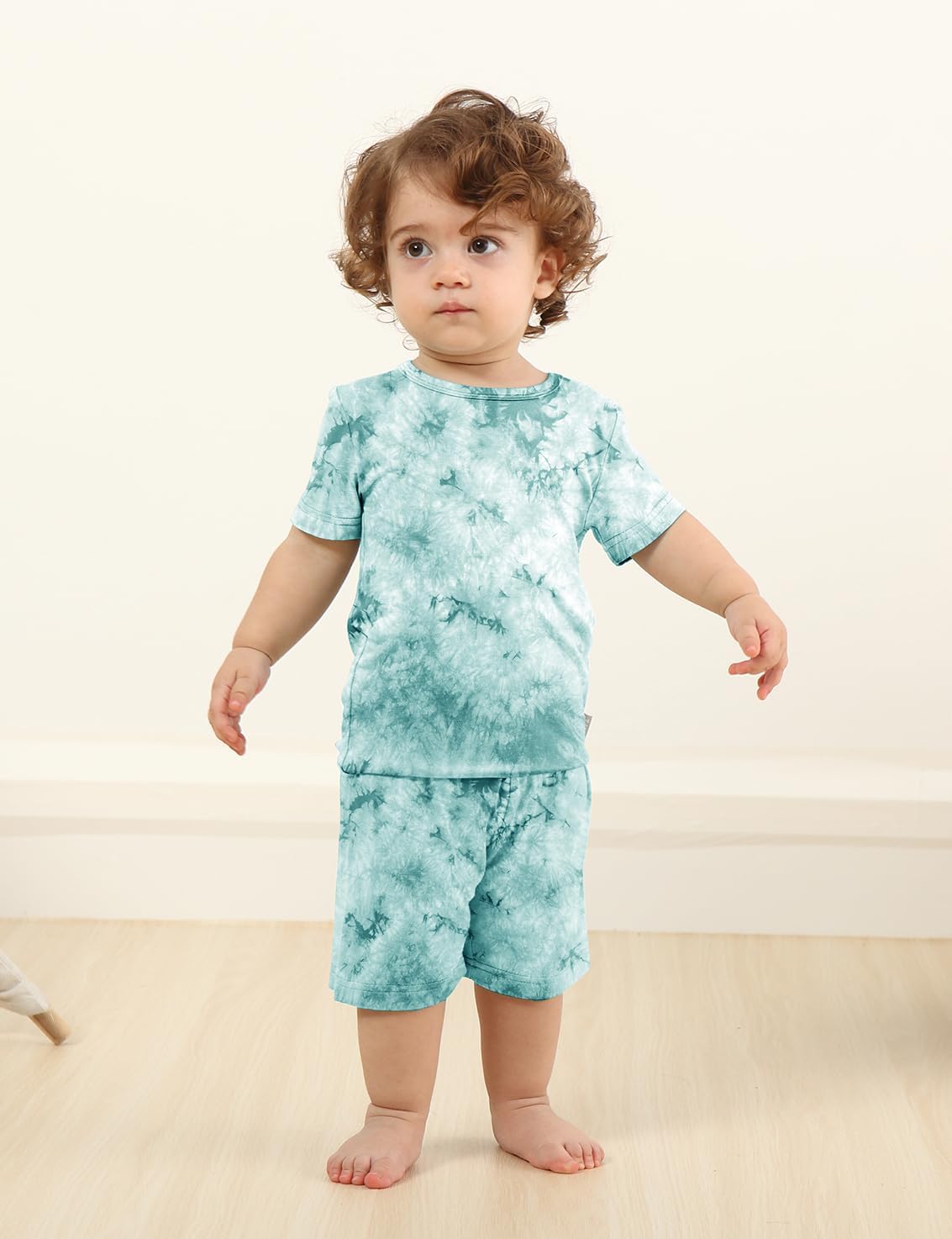 Jimonda Baby/Toddler Soft Sleepwear Short sleeve Kids Cool Pajama Outdoor 2-Piece Shirt&Shorts