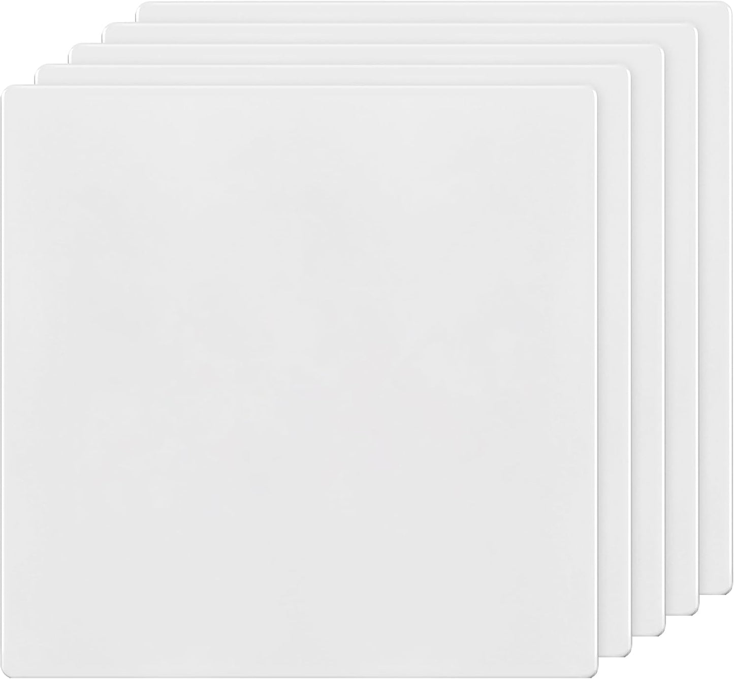 TG Screwless Double Blank Wall Plate, Child Safe Blank Device Outlet Cover, Mid-Size 2-Gang 4.88" H