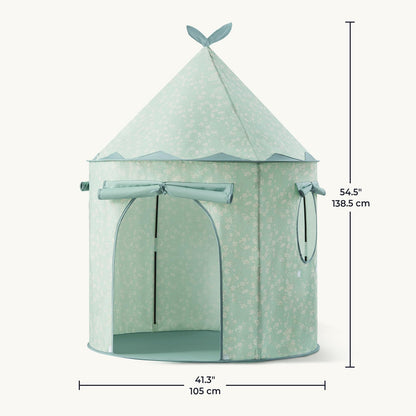 Tiny Land Kids Play Tent, Cute Green Pop Up Tent for Kids Indoor