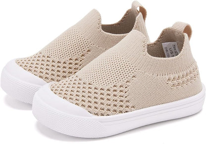 BMCiTYBM Baby Sneakers Girls Boys Lightweight Breathable Mesh First Walkers Shoes 6-24 Months