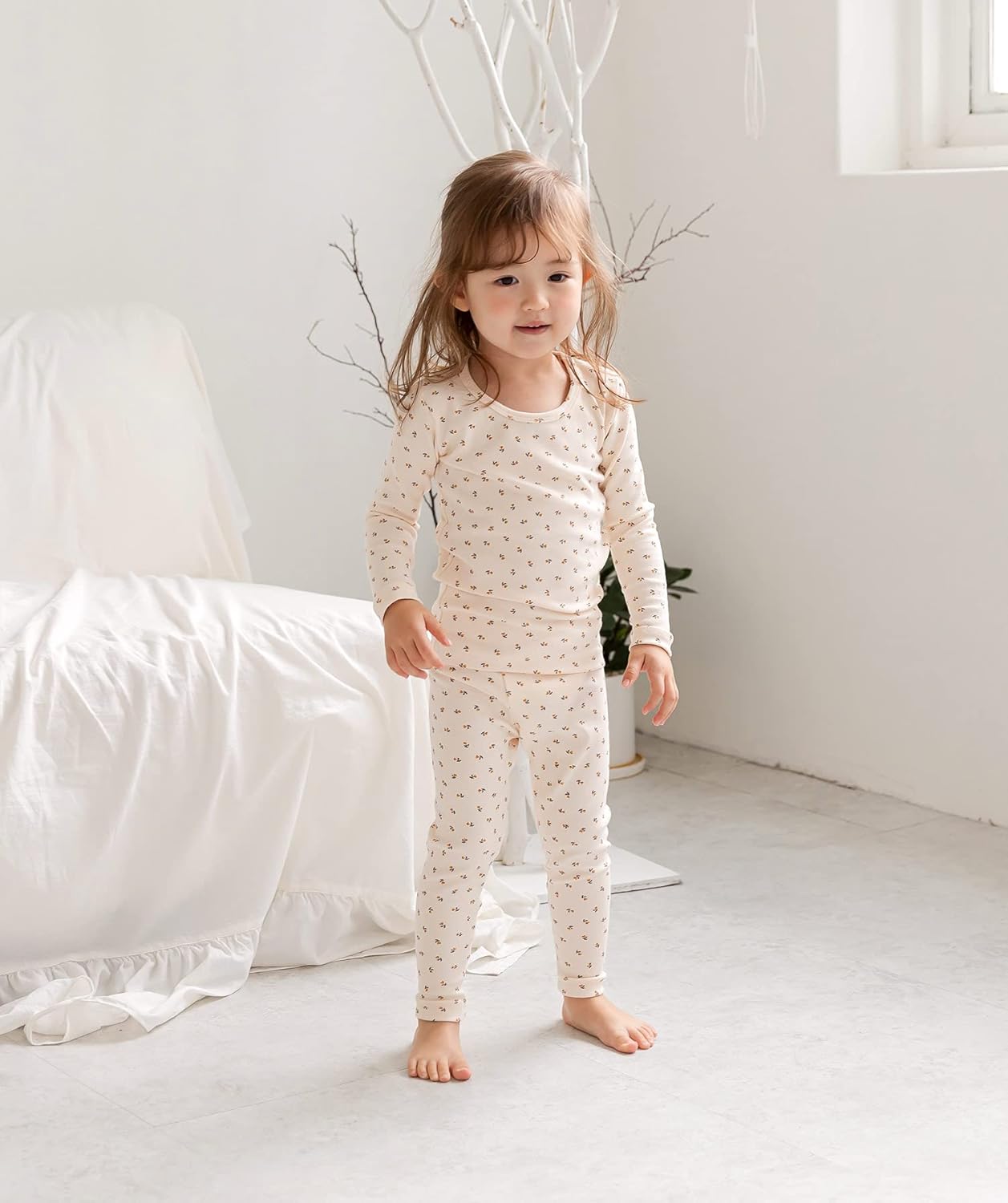 AVAUMA Baby Boys Girls Pajama Set 6M-7T Kids Cute Toddler Snug fit Pattern Design Pjs Cotton