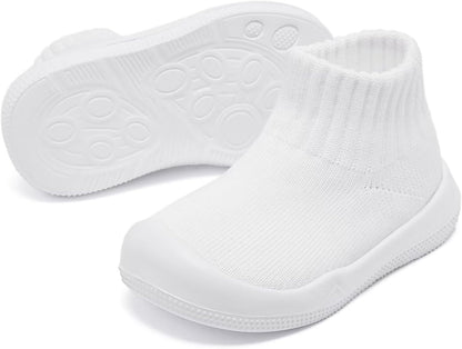 Eashi Baby Boy Girl Non-Skid Indoor Infant Walking Shoes Breathable Warm Elastic Sock Shoes with